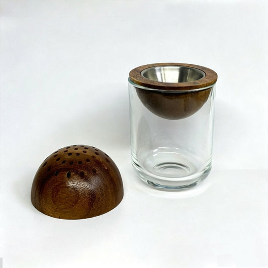 TS Bakhoor Burner Paired with Glass