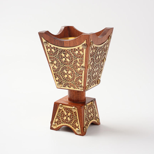 TS Traditional Handheld Metal Bakhoor Burner Creative Home Decor