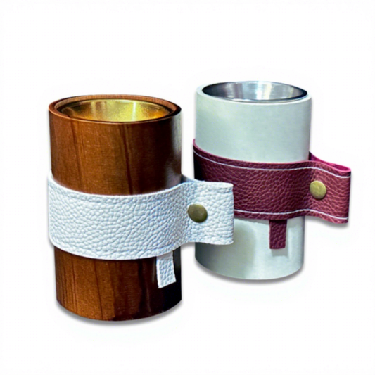 TS Wooden leather Oud burner Portable for travel