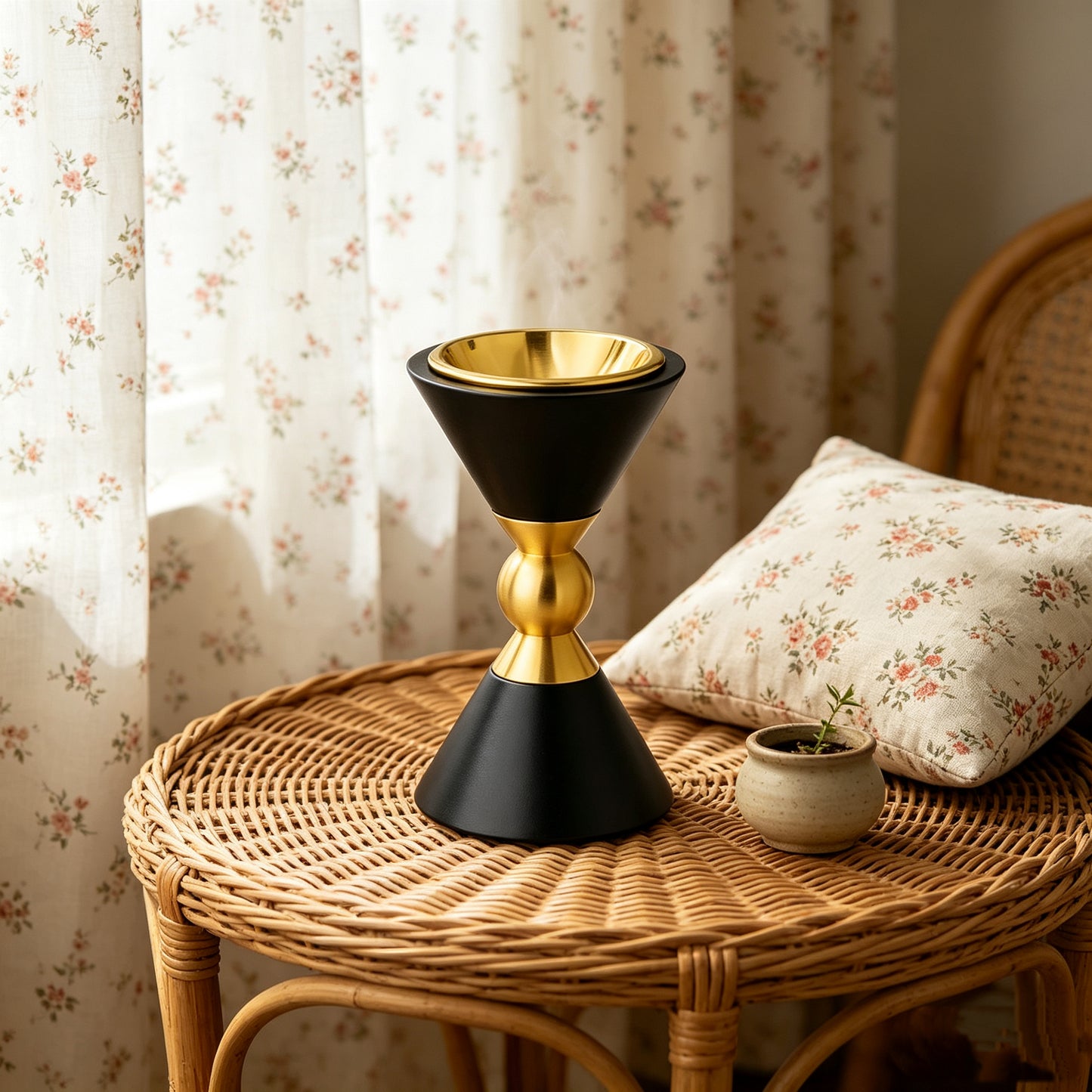 TS Conical wooden incense burner for Ramadan Gift