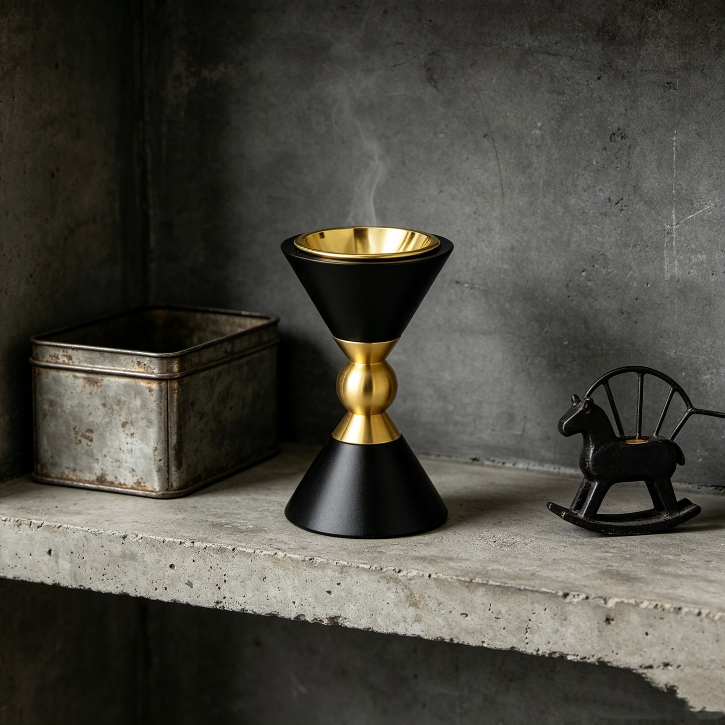 TS Conical wooden incense burner for Ramadan Gift