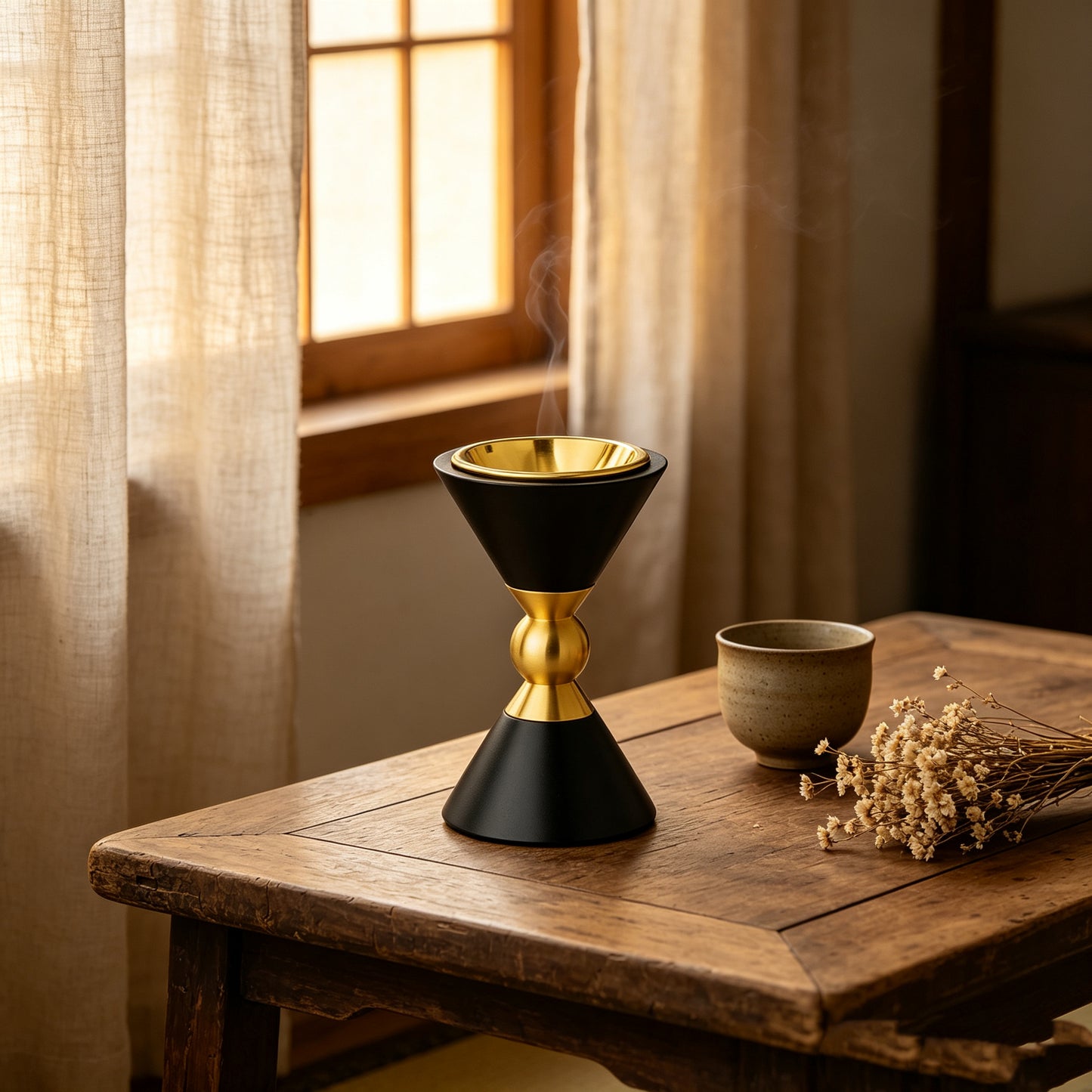 TS Conical wooden incense burner for Ramadan Gift