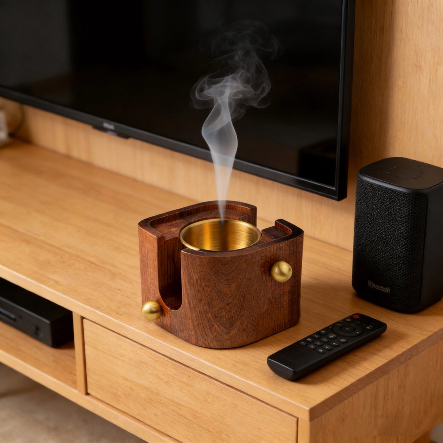 TS Sandwood Brass Metal Incense Burner Customized Color Gift Givers