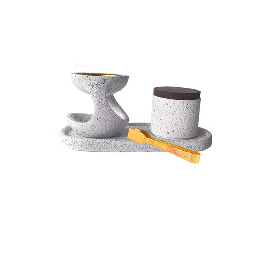 TS MUBKHAR Set With Tray Resin Material Cultural Market
