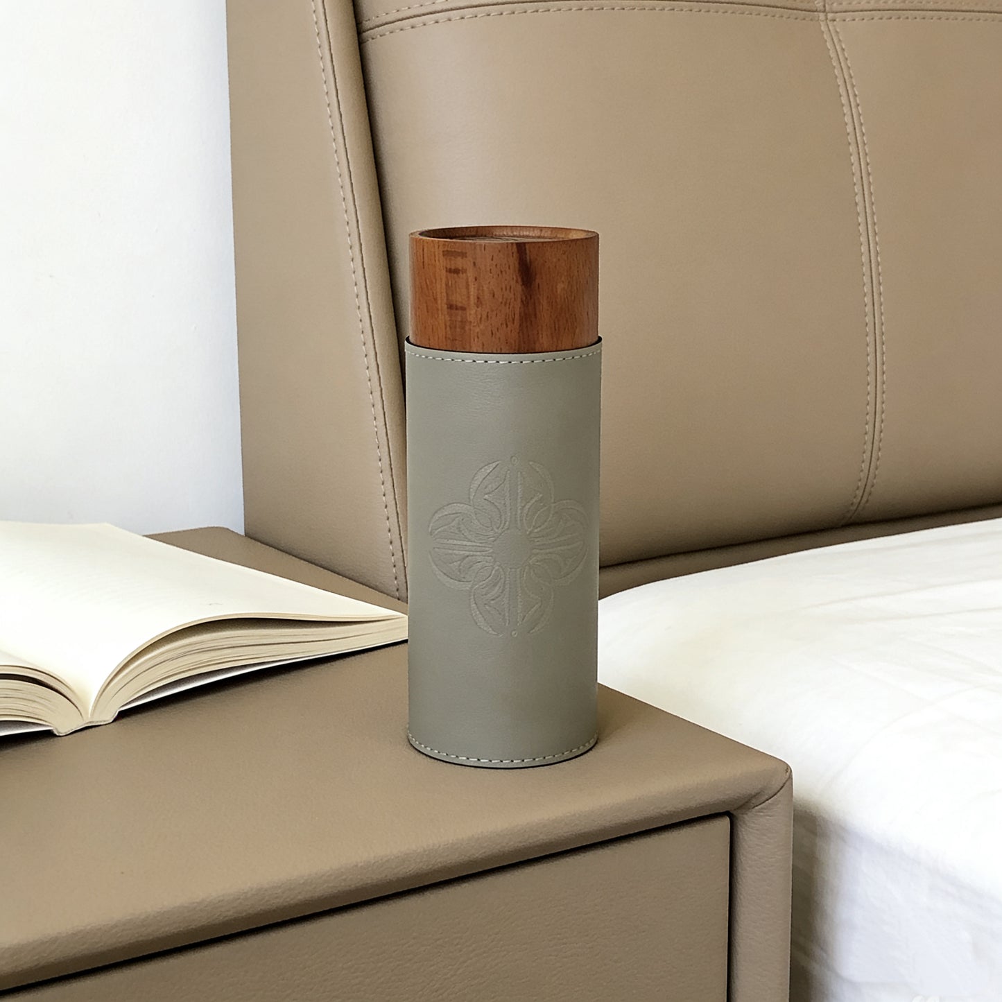 TS Leather Mubkhar With Logo High-end customization Gift