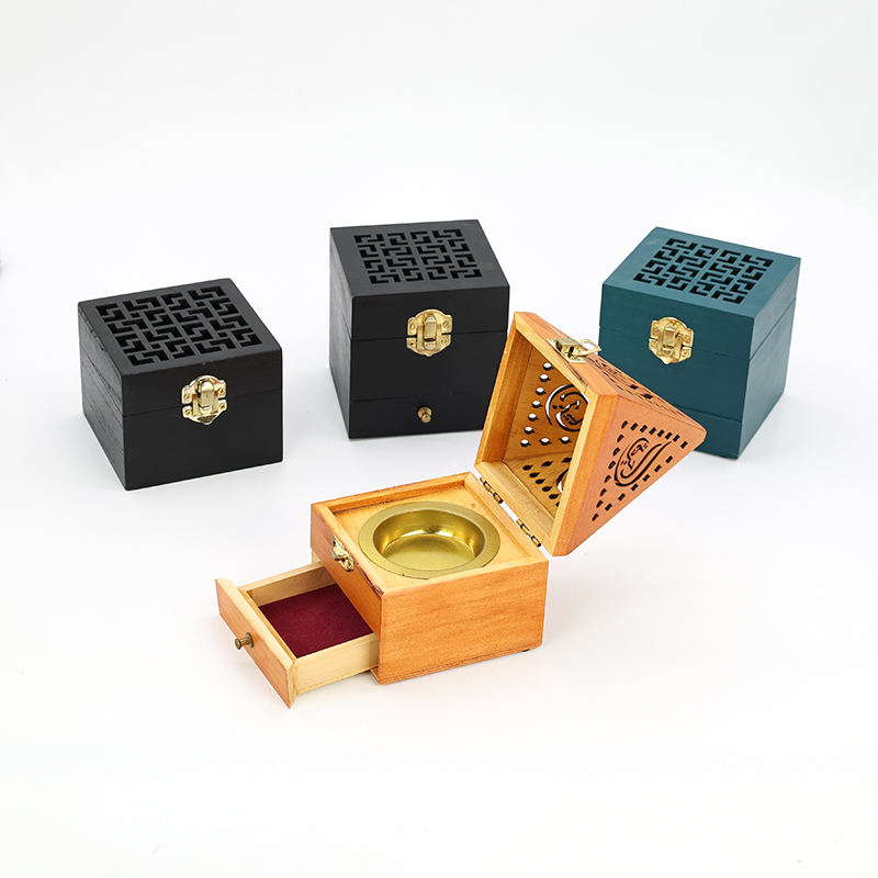 TS Luxury Wooden Oud Burner Classic Style