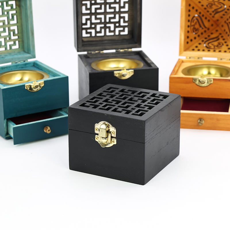TS Luxury Wooden Oud Burner Classic Style