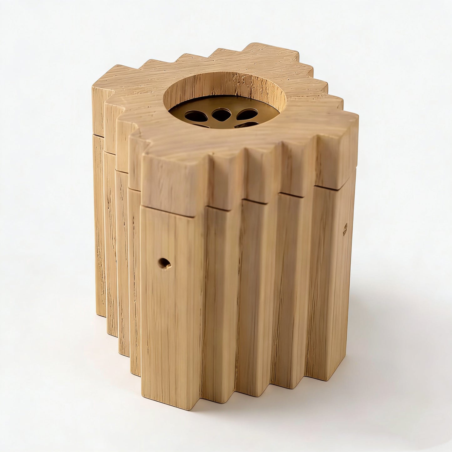 TS Exquisite Handcrafted Royal Wooden Agarwood Incense Burner, Adorned with Ccarved Designs.