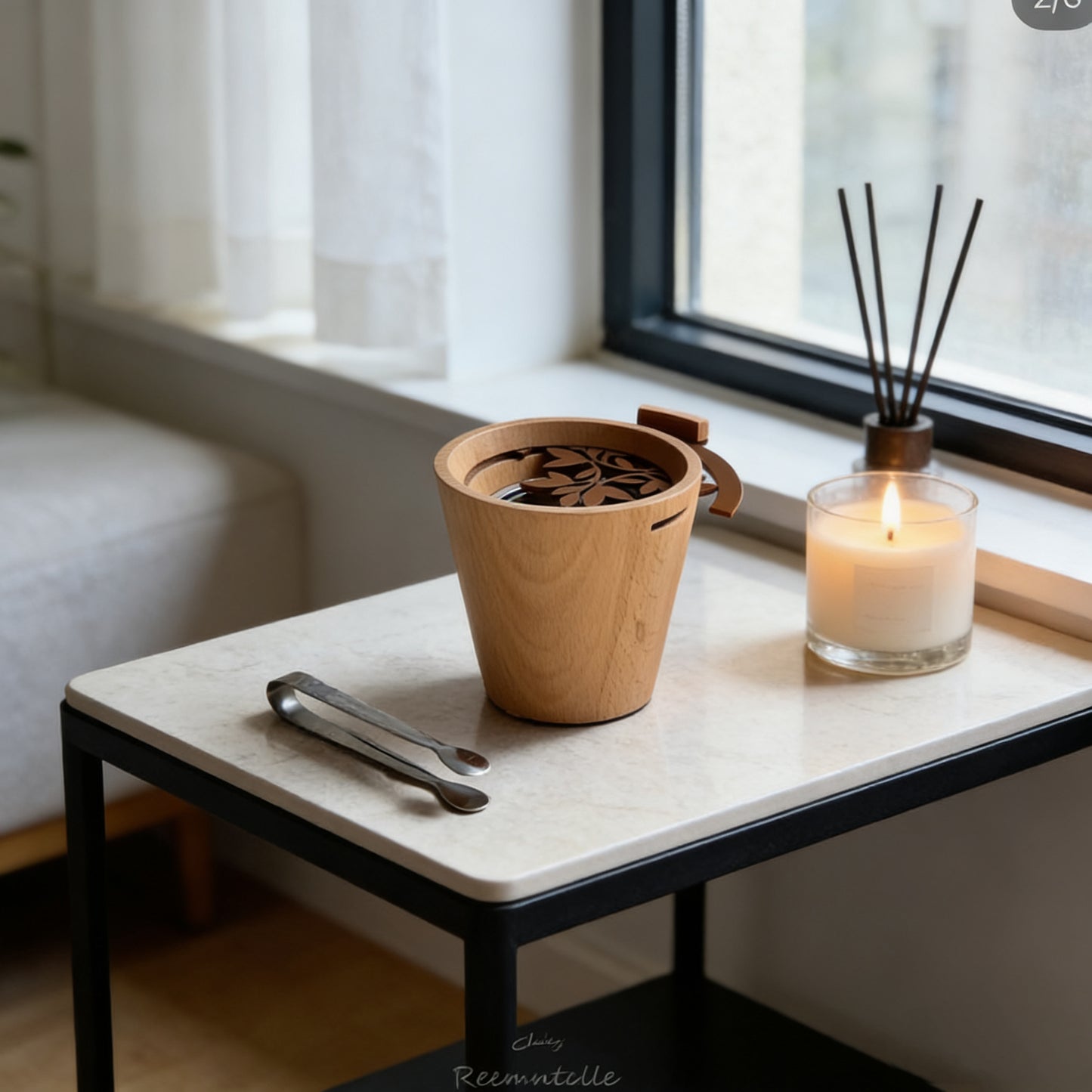 TS Wooden Oud Burner Brand New Design Home Decor
