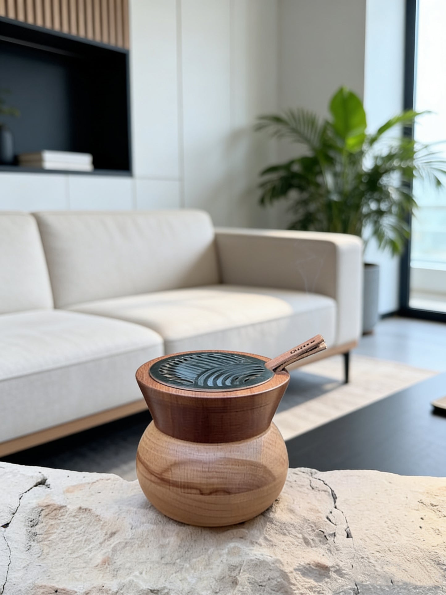 TS New Design Bakhoor Burner With Leather Design for Gift