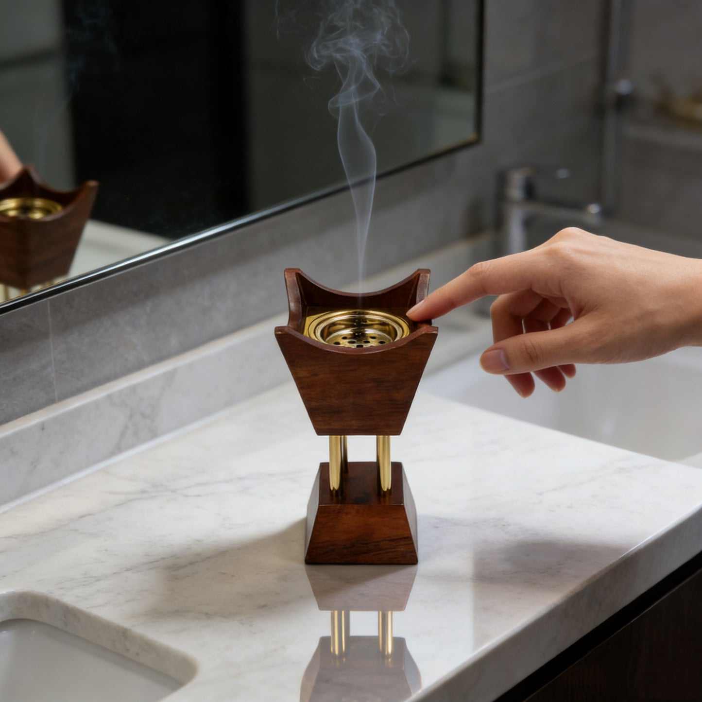 TS Traditional Handheld Bakhoor Burner Creative Home Decor