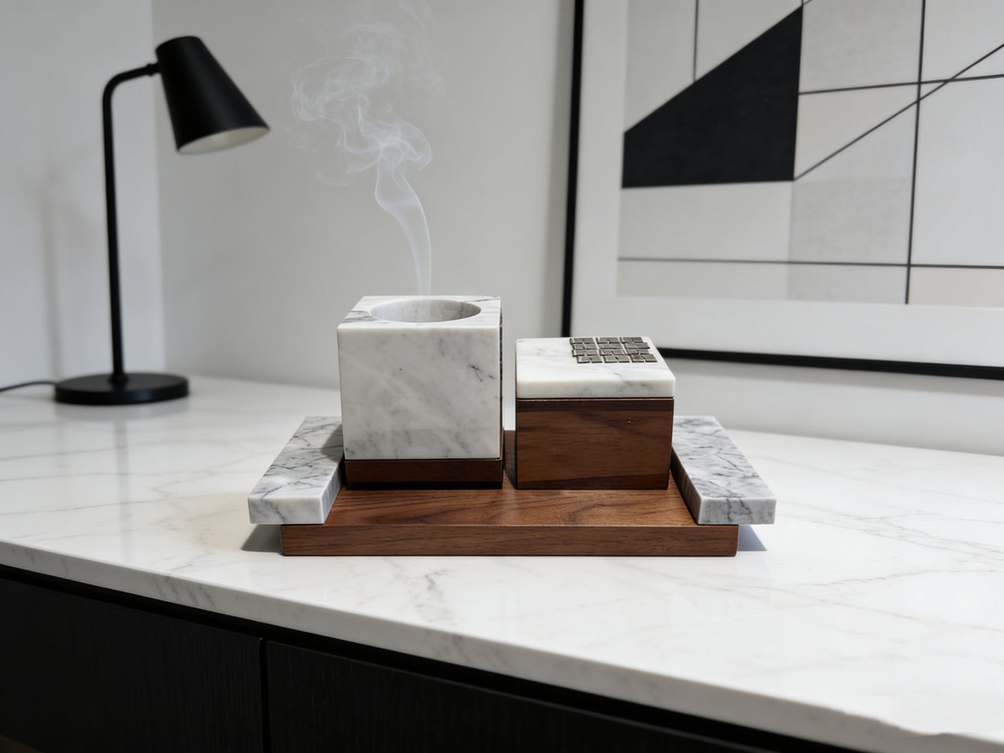 TS Elegant Luxury Marble Set Mubkhar Holiday Party