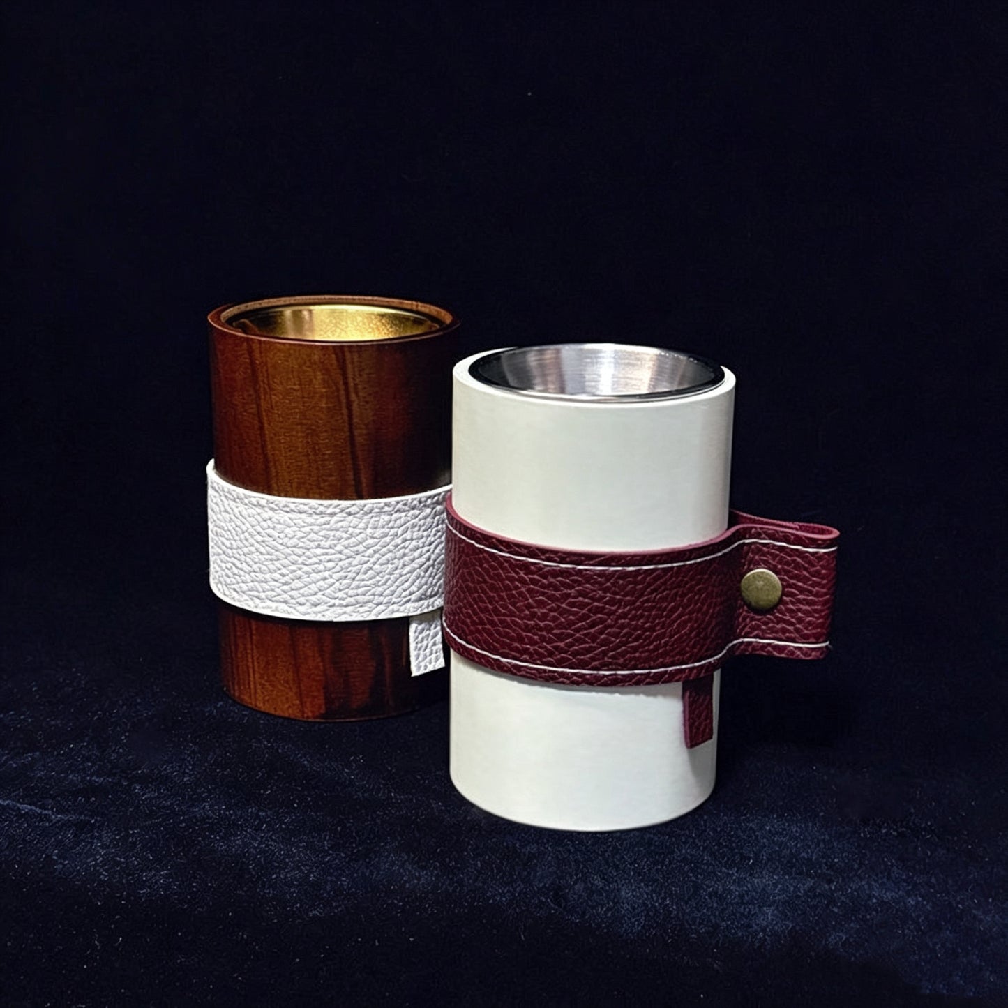 TS Wooden leather Oud burner Portable for travel