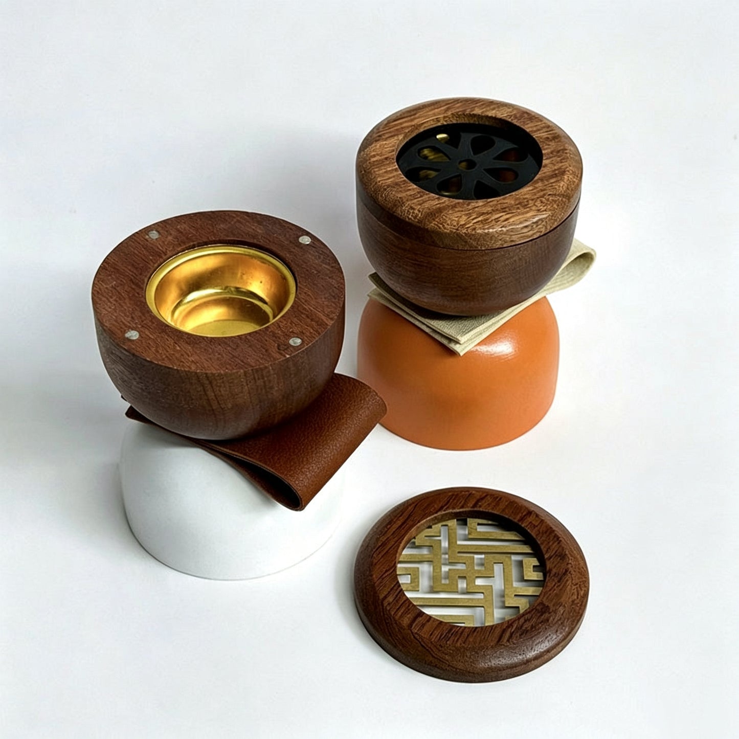 TS Classic best-selling Leather Mubkhar Burner