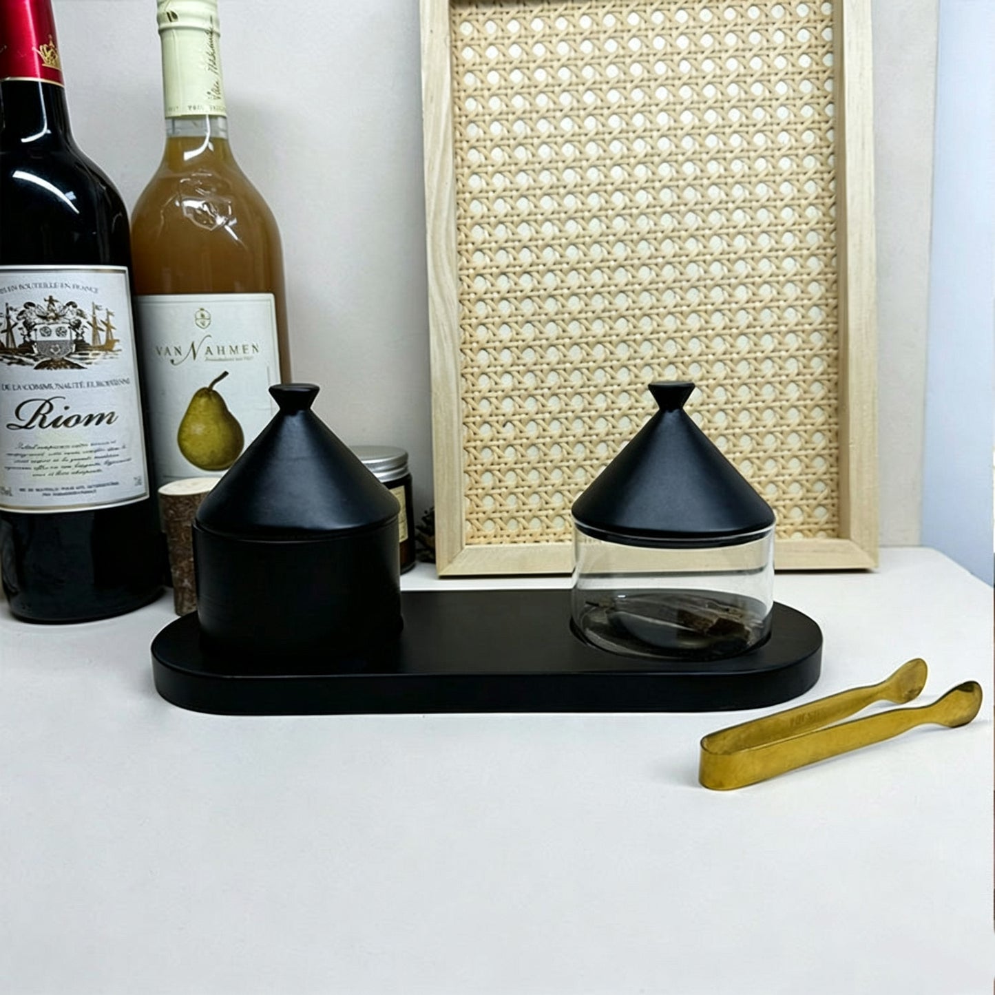 TS Mubkhar set Matching tray made of acrylic material