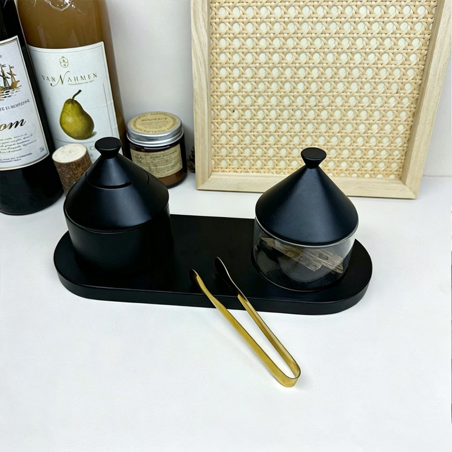 TS Mubkhar set Matching tray made of acrylic material