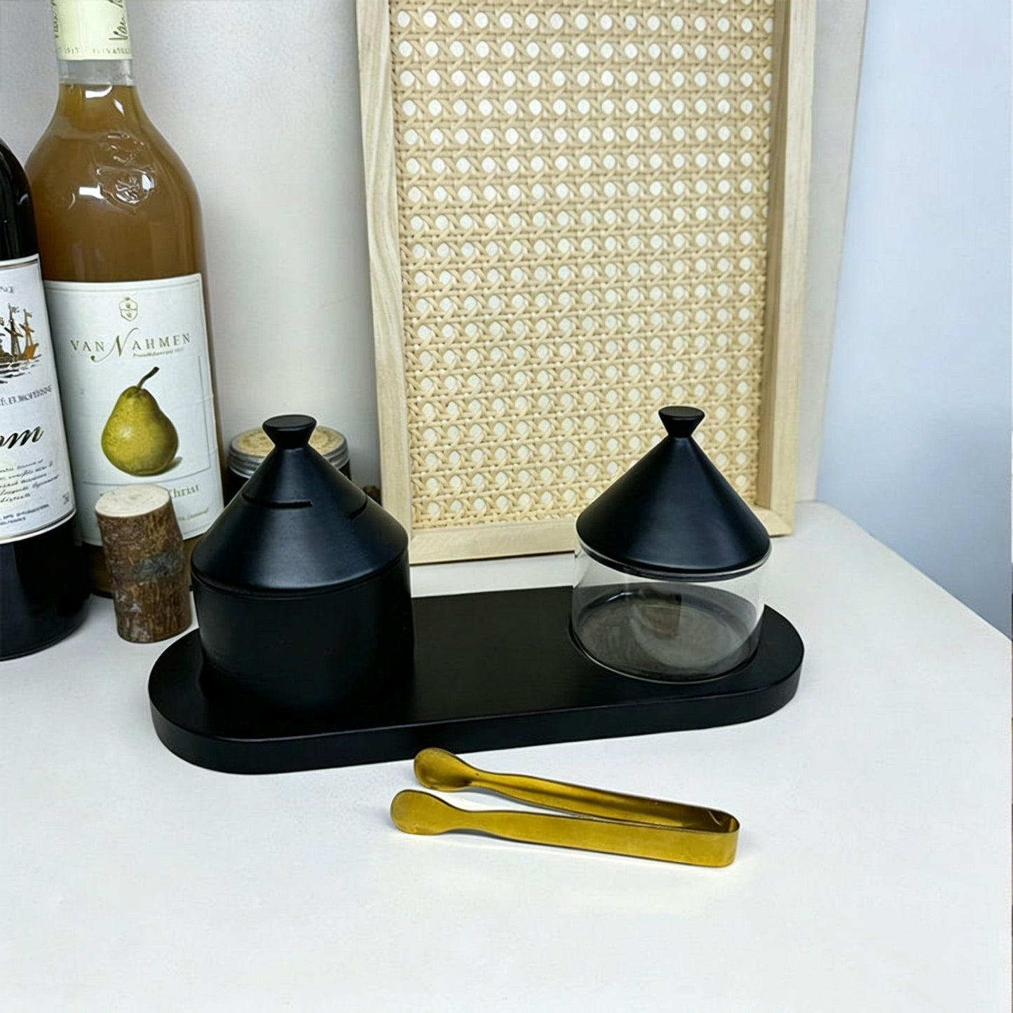 TS Mubkhar set Matching tray made of acrylic material