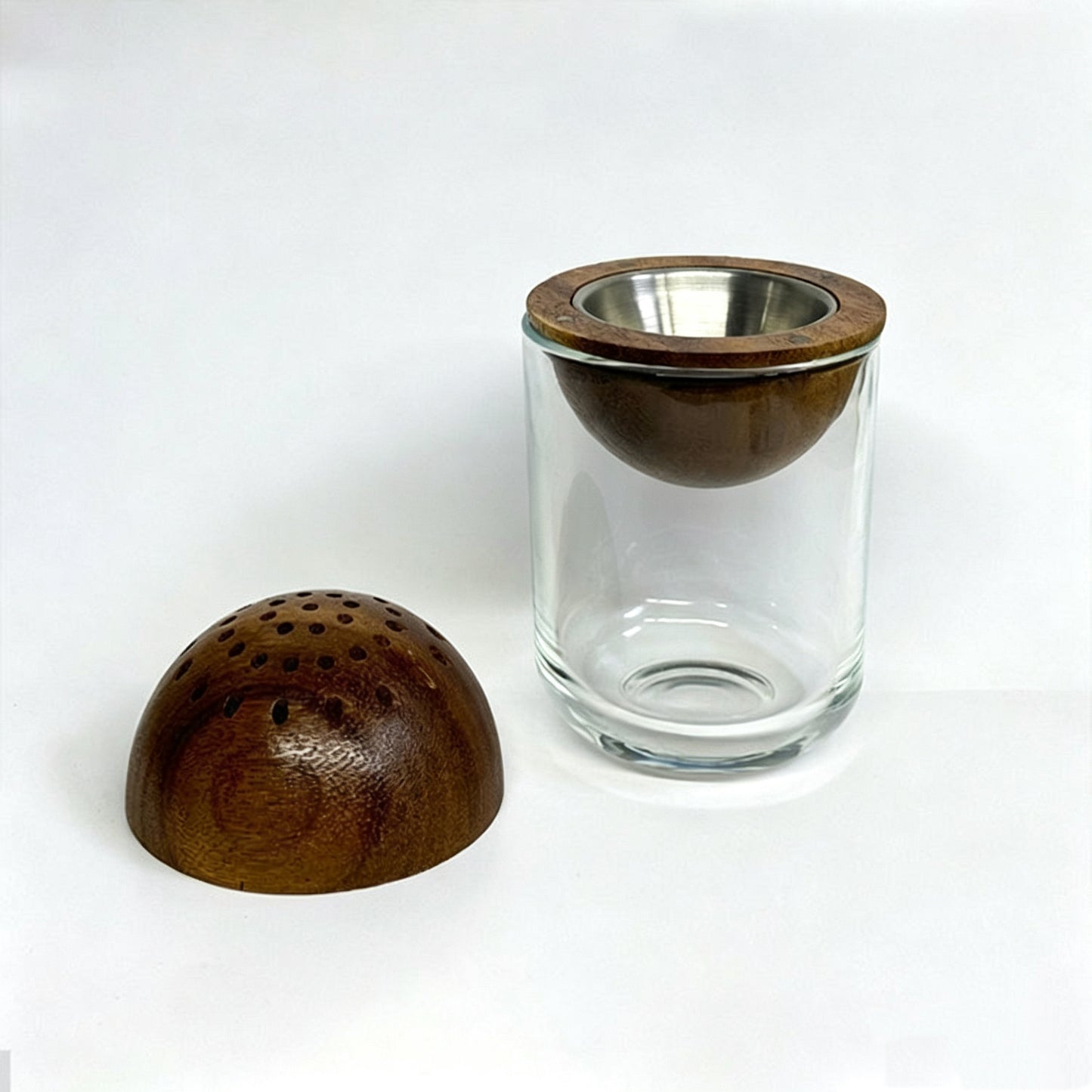 TS Bakhoor Burner Paired with Glass