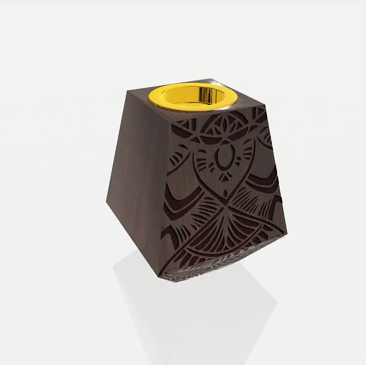 TS Traditional incense burner with leather design